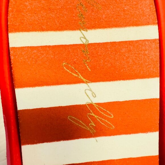 Lemon Jelly Sandals Womens 9.5 EU 40 Red Platform Slip On Slides Summer - Picture 11 of 13